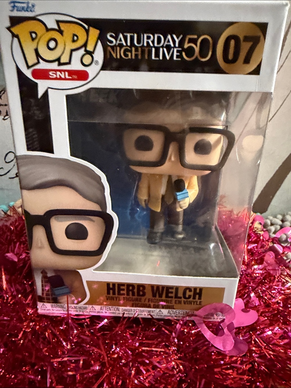 Funko Herb Welch Pop! Figure - Beige Jacket, Black Glasses